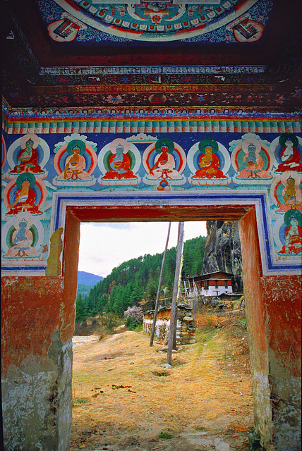 View out the chorten