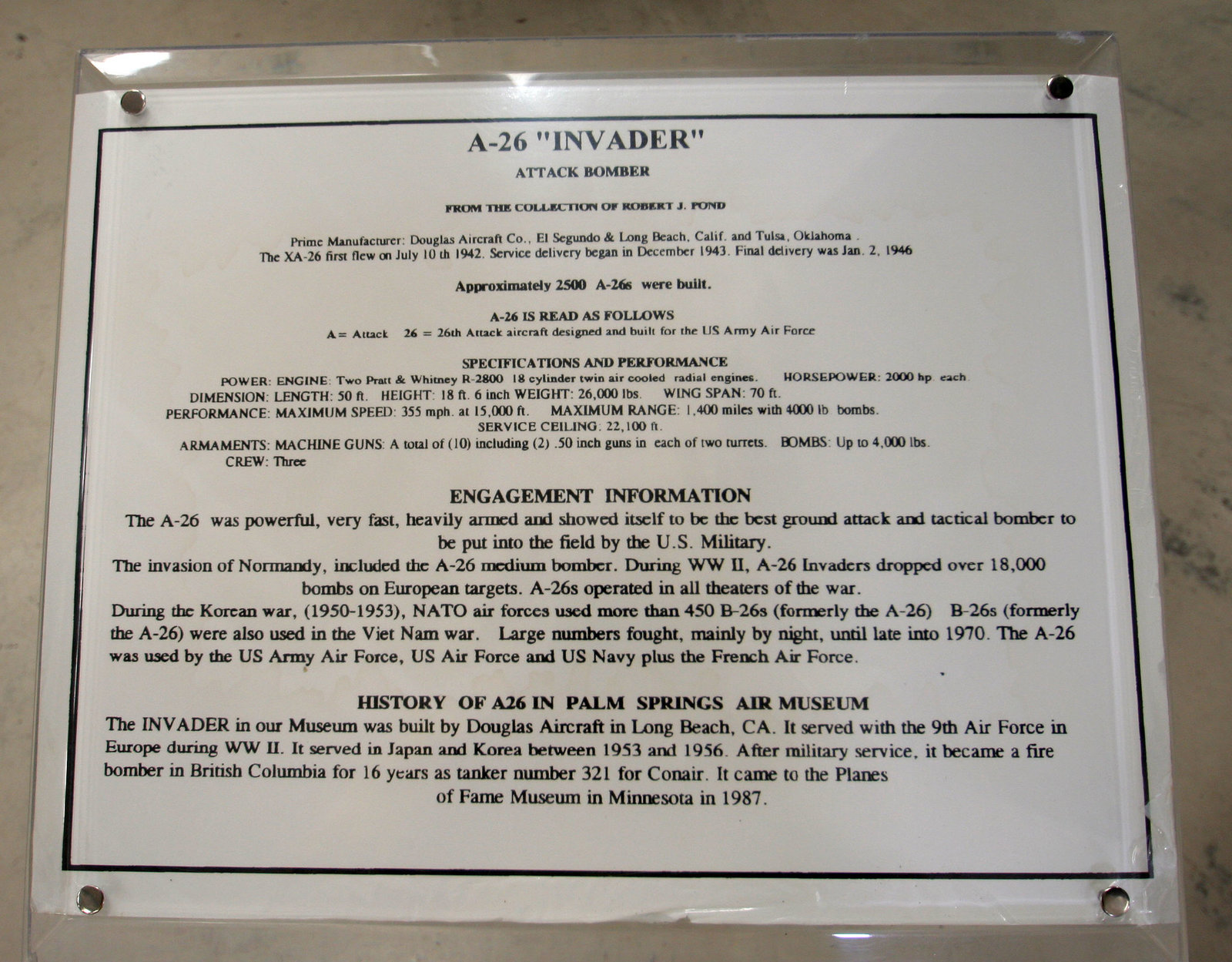 A26 Invader (1698)