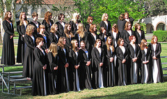 Mountain Home HS Varsity Treble Choir posing (2)