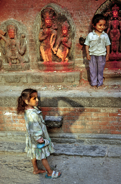 A comon scene in Pashupatinath