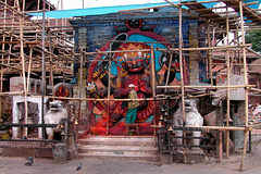 Kal Bhairab statue gets renovation