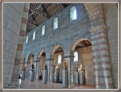 ANGERS la collégiale Saint Martin .