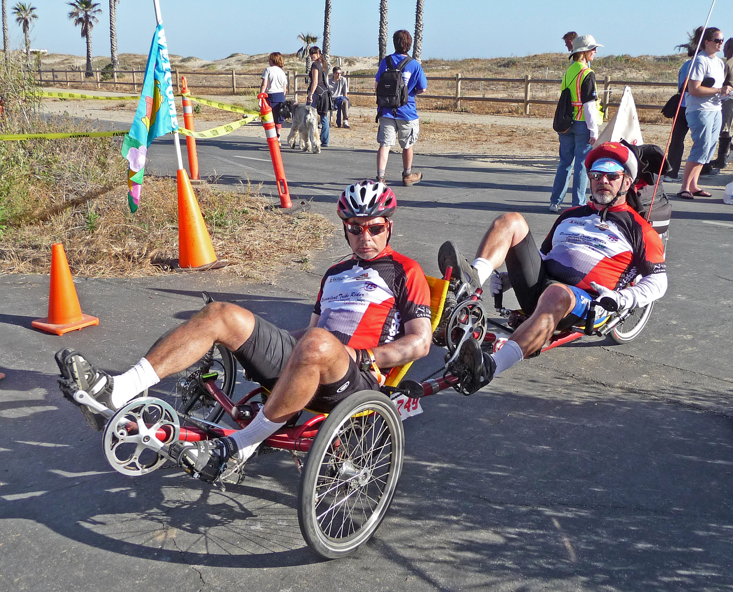 Tandem Recumbent Trike (0050)