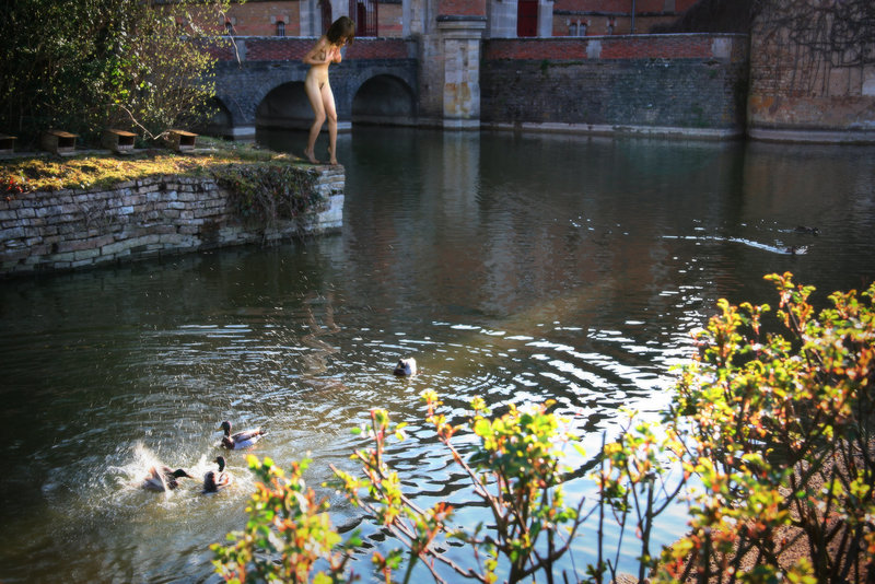 Water Nymph At The Chateau