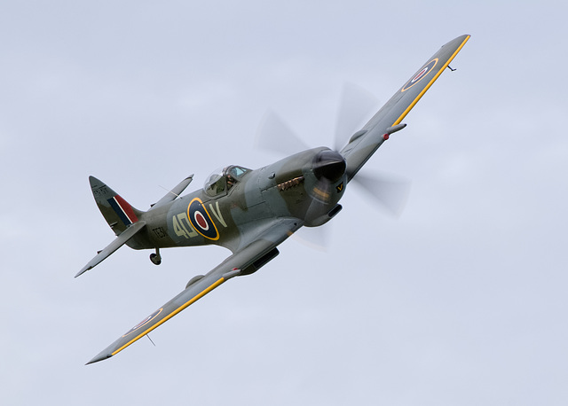 Spitfire Mk XVI with ‘clipped’ wingtips