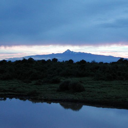 Sunrise over Mount Kenya