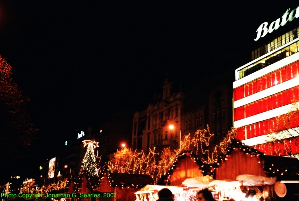 Christmas 2007 On Vaclavske Namesti, Prague, CZ, 2007