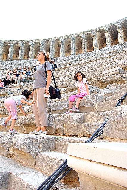 amfiteatro en Aspendos