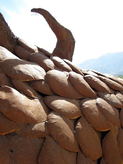 Ricardo Breceda's Dragon sculpture in Galleta Meadows Estate (4476)