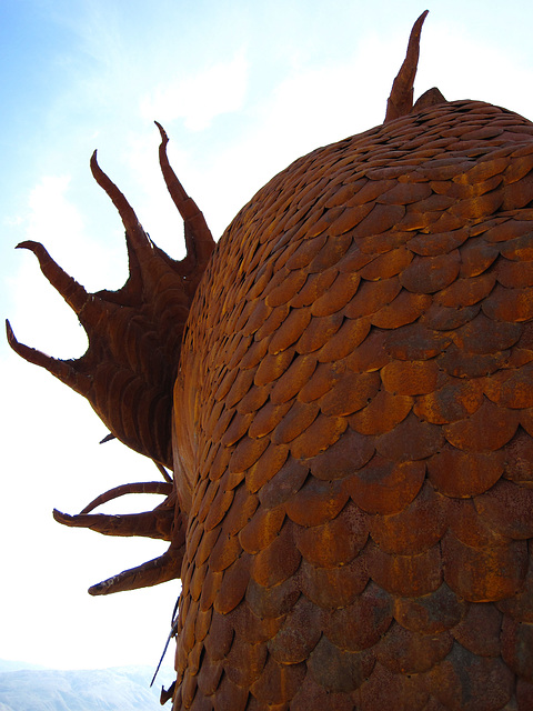 Ricardo Breceda's Dragon sculpture in Galleta Meadows Estate (4501)