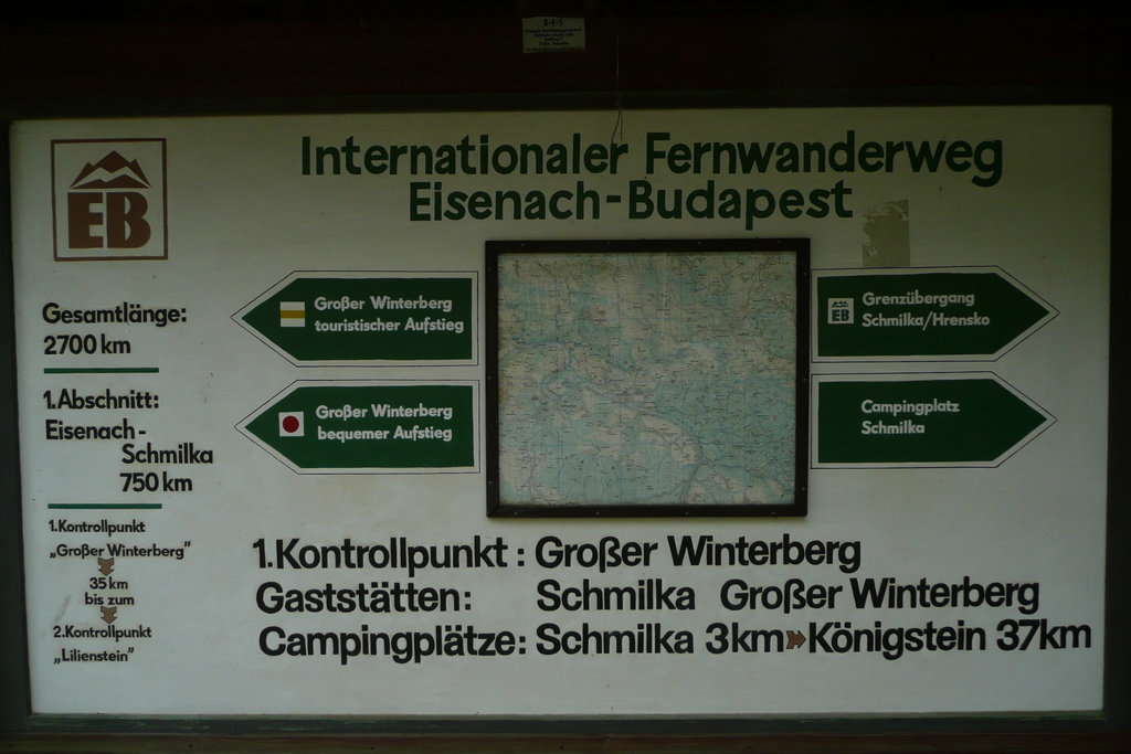 Endstation Schmilka - 300m bis zur Tschechischen Grenze