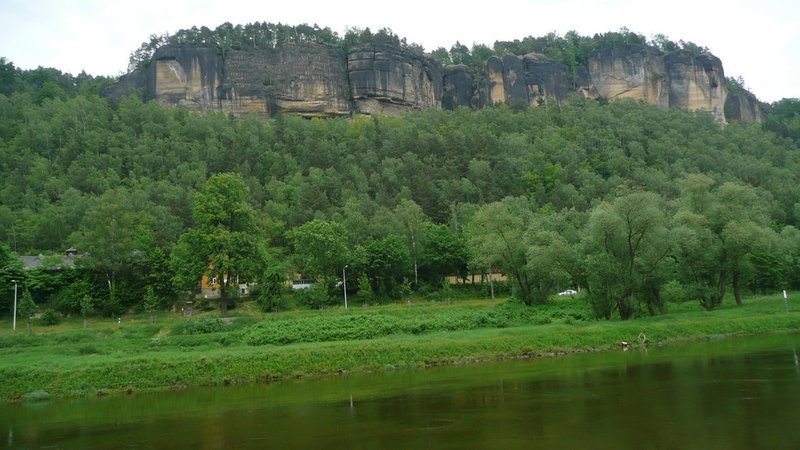 Fahrt auf der Elbe - Ekskurso sur Elbe - tour sur L'Elbe