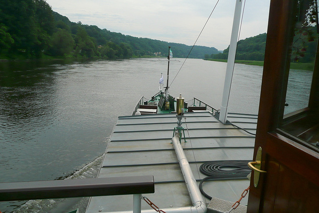 Fahrt auf der Elbe - Ekskurso sur Elbe - tour sur L'Elbe