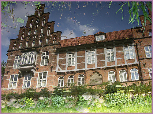 Das Wasserschloss in Hamburg Bergedorf