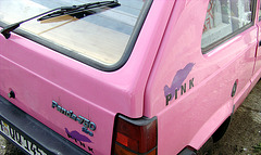 Pink car