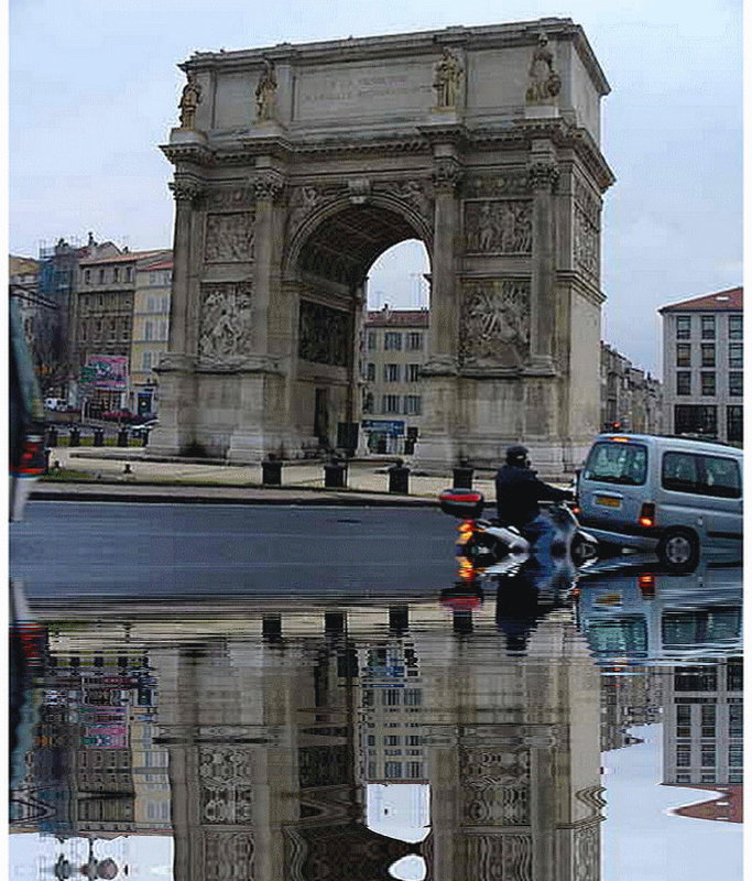 La Porte d'Aix à Marseille