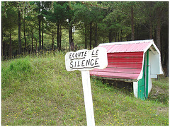 Écoute le silence  /  The sound of silence -  Solitude Ste-Françoise.  Ste-Françoise de Lotbinière. Québec. CANADA.