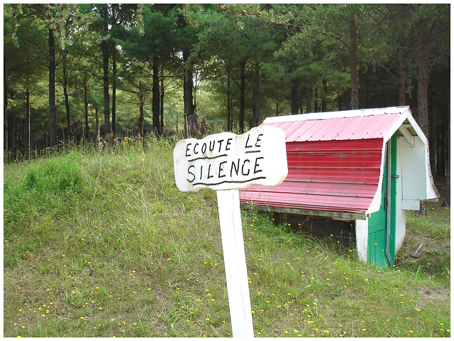 Écoute le silence  /  The sound of silence -  Solitude Ste-Françoise.  Ste-Françoise de Lotbinière. Québec. CANADA.