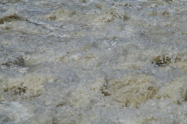 La rivière Drôme en crue