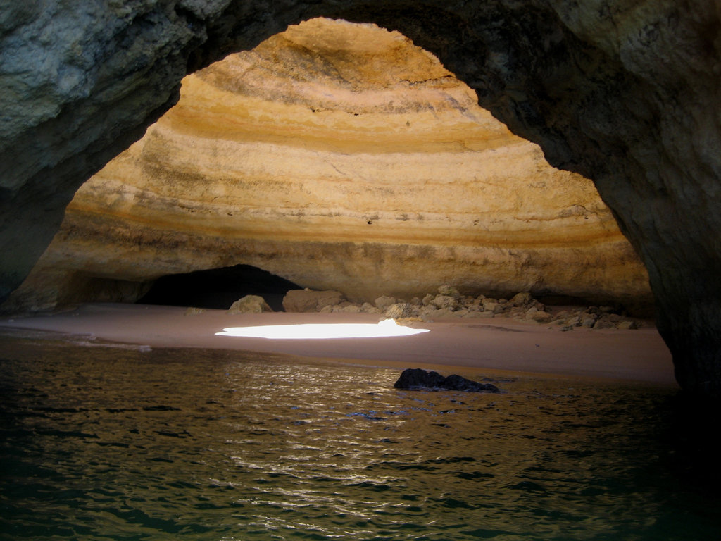 Algarve, Praia Marinha, marine caves (6)