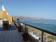 Las Canteras, desde el hotel Reina Isabel. Gran Canaria. Islas. España