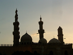 Crépuscule à Al-Azhar, Egypte