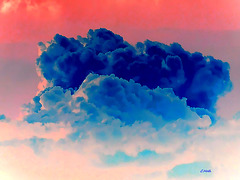 Nuages bleus !