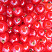 Perles rouges sucrées