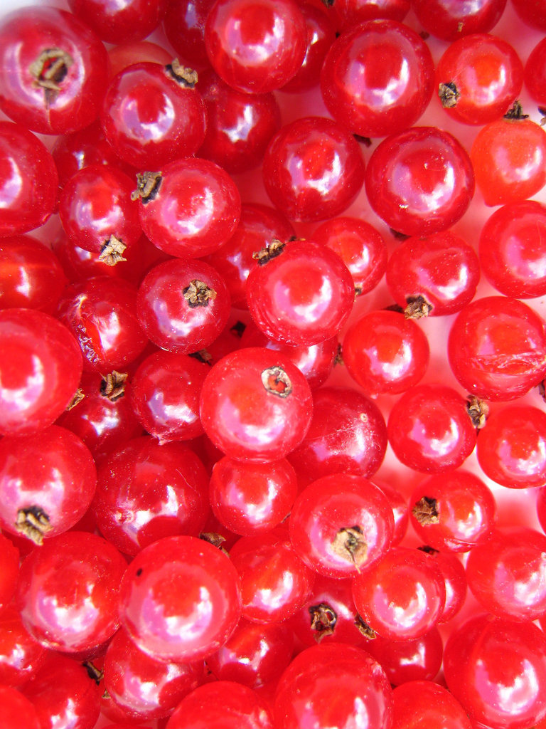 Perles rouges sucrées