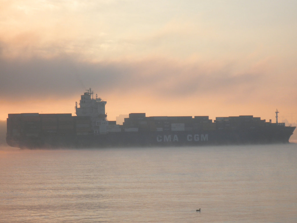 Containerschiff  CMA CGM  LAPIS