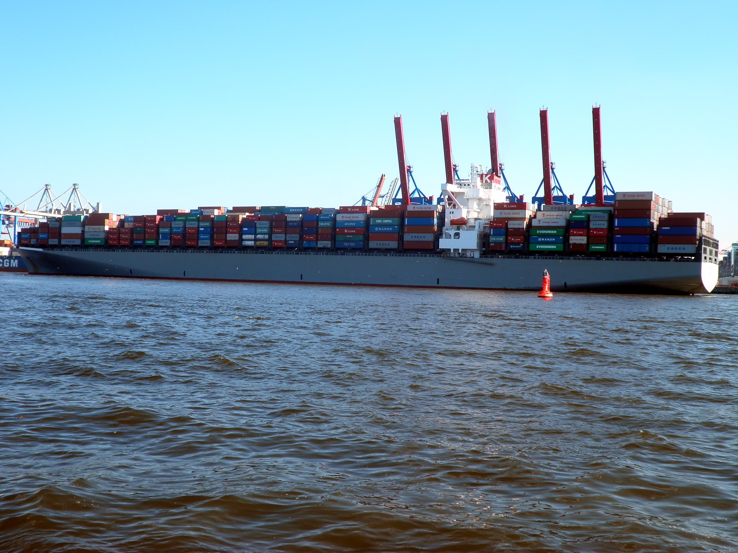 Containerschiff   Honolulu Bridge