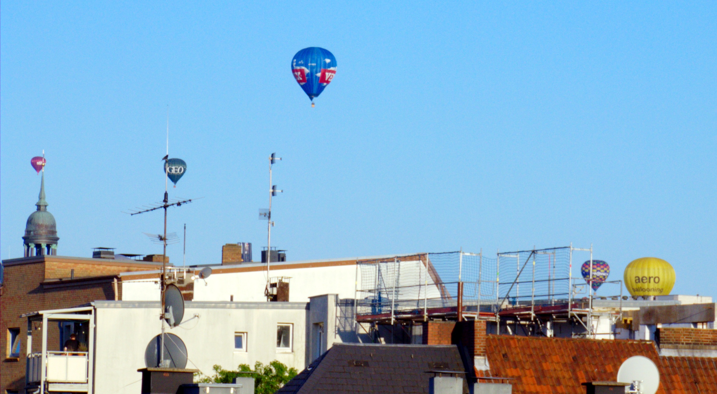 Hot air balloons