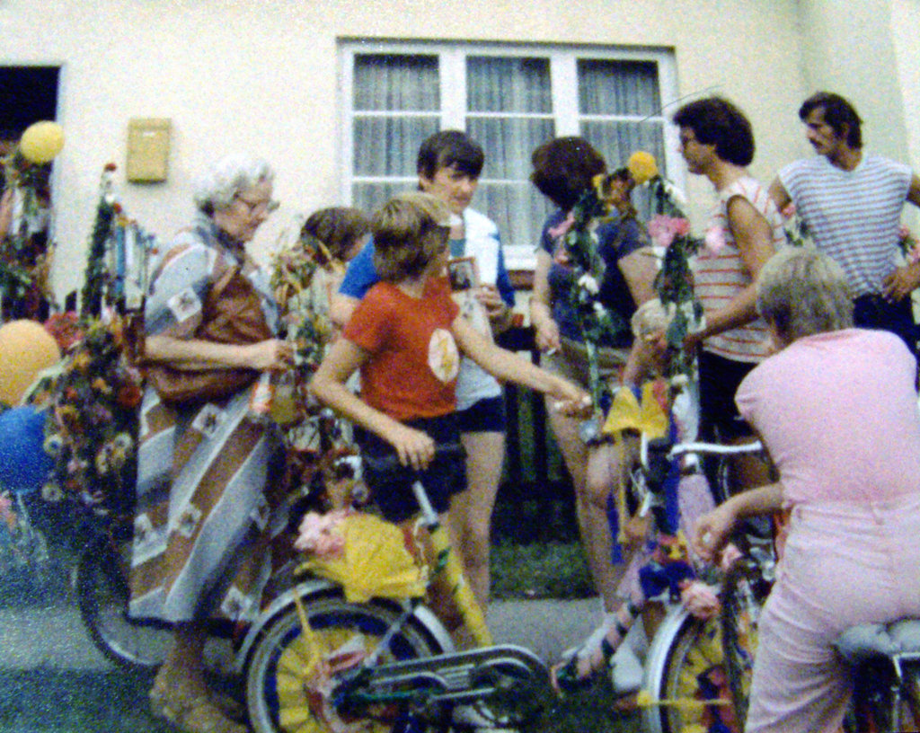 Me with my decorated bicicle at the parade