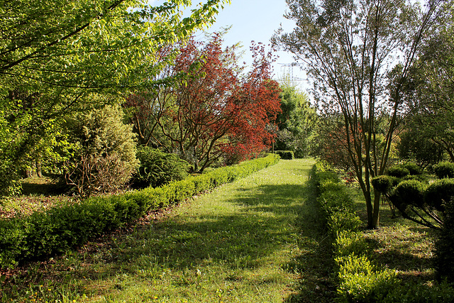 Une allée du Jardin des Sables