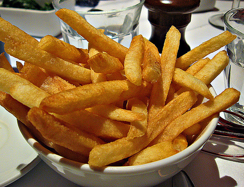 Frites à manger