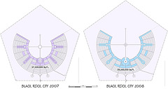 Burning Man 2008 Map Compared to 2007