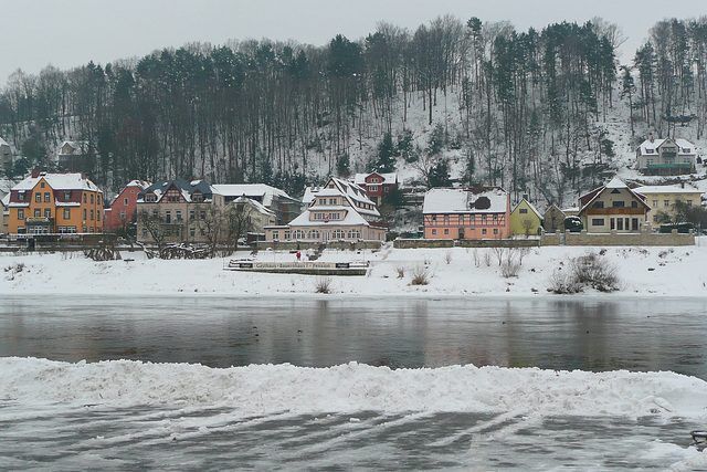 Spaziergang an der Elbe