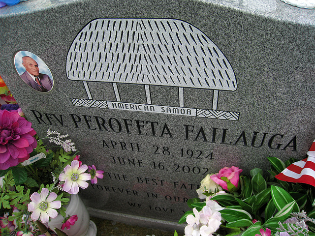 Woodlawn Cemetery - Rev Perofetta Failauga (1263)