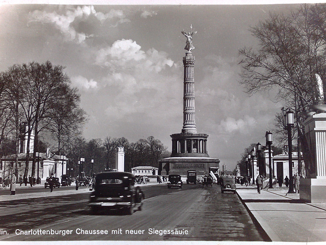 Berlín años 40. Charlottenburger Chaussee.