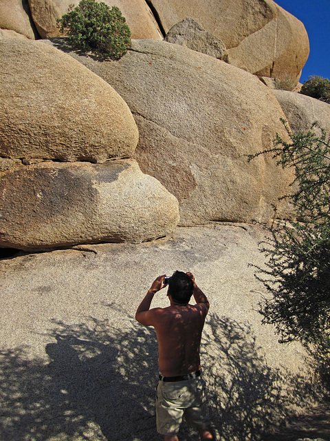 Pat At Jumbo Rocks (4604)