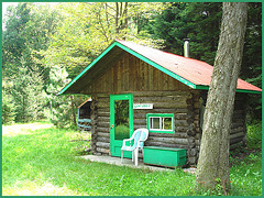 Chalet  la gallerie d'art  /  Solitude Ste-Françoise au Québec - 19 août 2006.