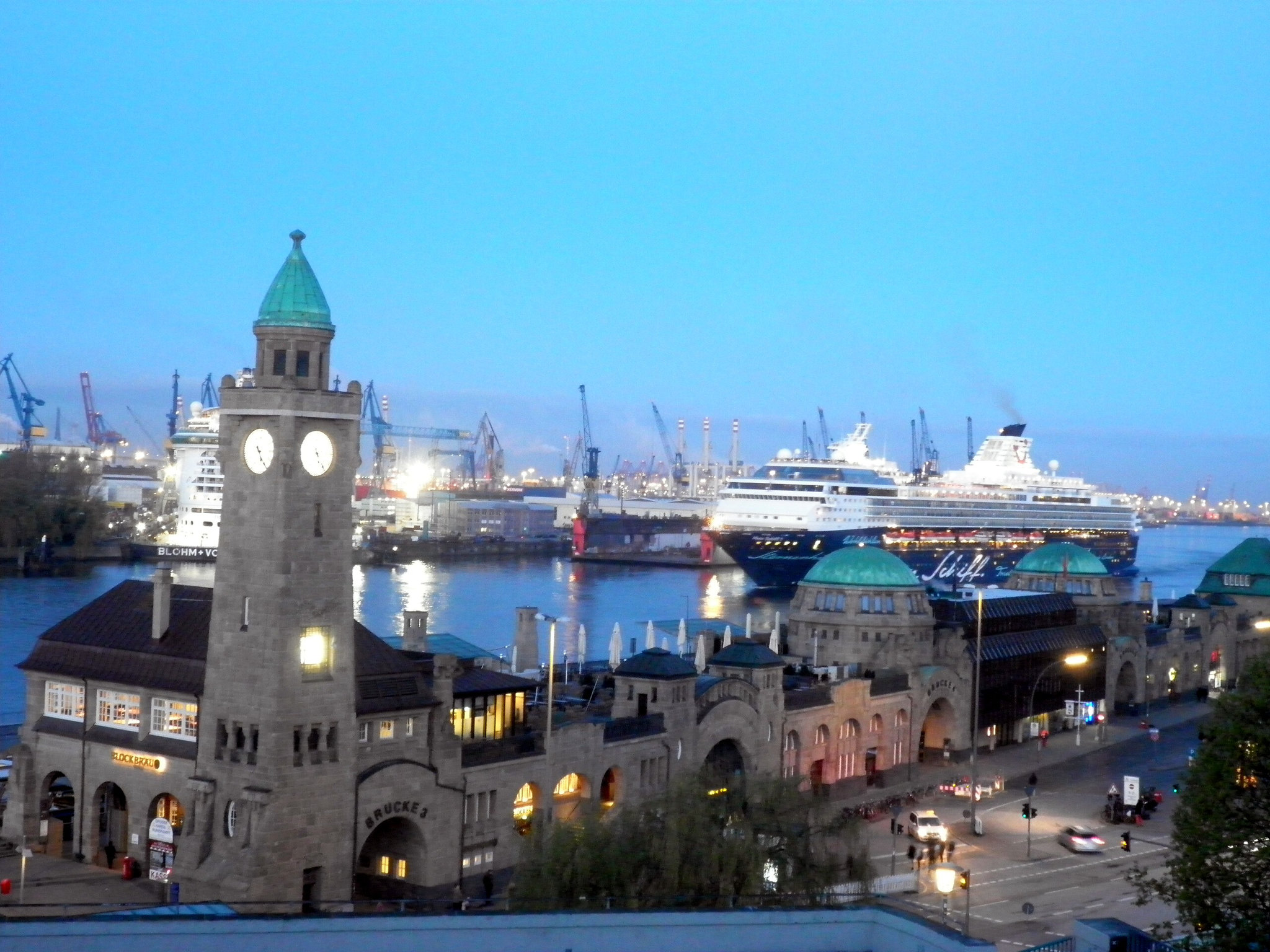 Morgenpanorama Hamburg