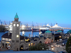 Morgenpanorama Hamburg
