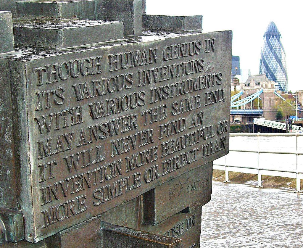 Paolozzi and Gherkin