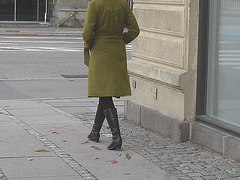Arkitekter readhead Lady in sexy boots -  Copenhagen  /   October 20th 2008.