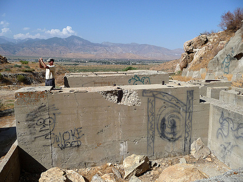 Colorado River Aqueduct at Mt San Jacinto (0402)