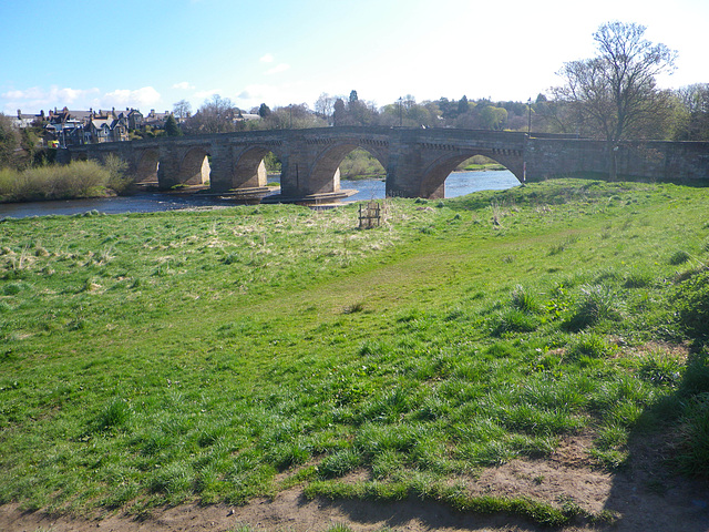 Pont de Corbridge au matin.