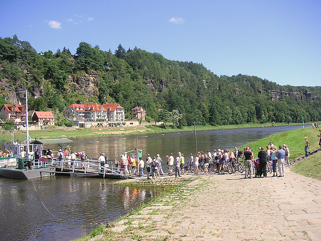 Fähre Rathen - Juli 2006