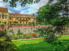 A walled garden at Eltham Palace