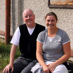 CWJ with Ania at the Skydive Centre